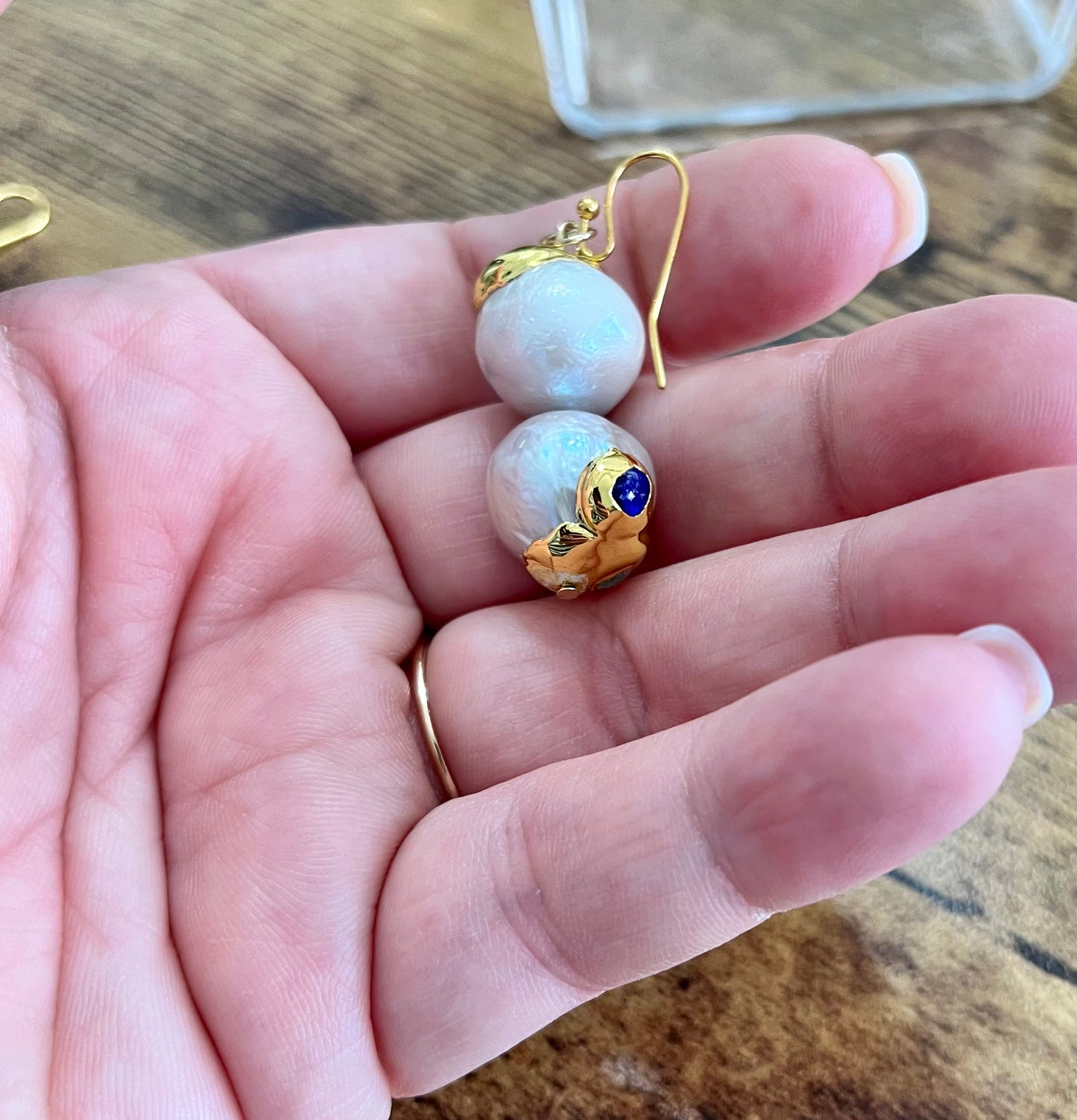 Potato Pearl Earrings