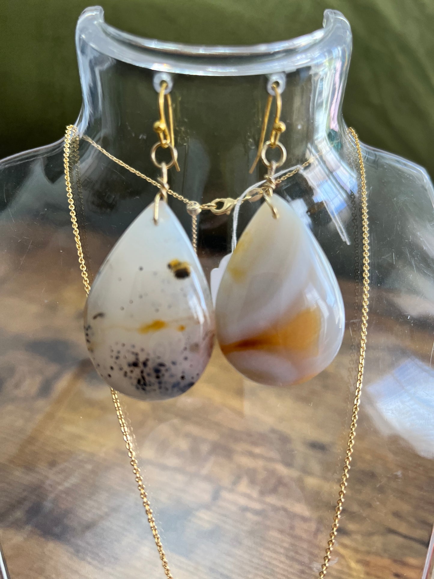 Montana Agate Teardrop