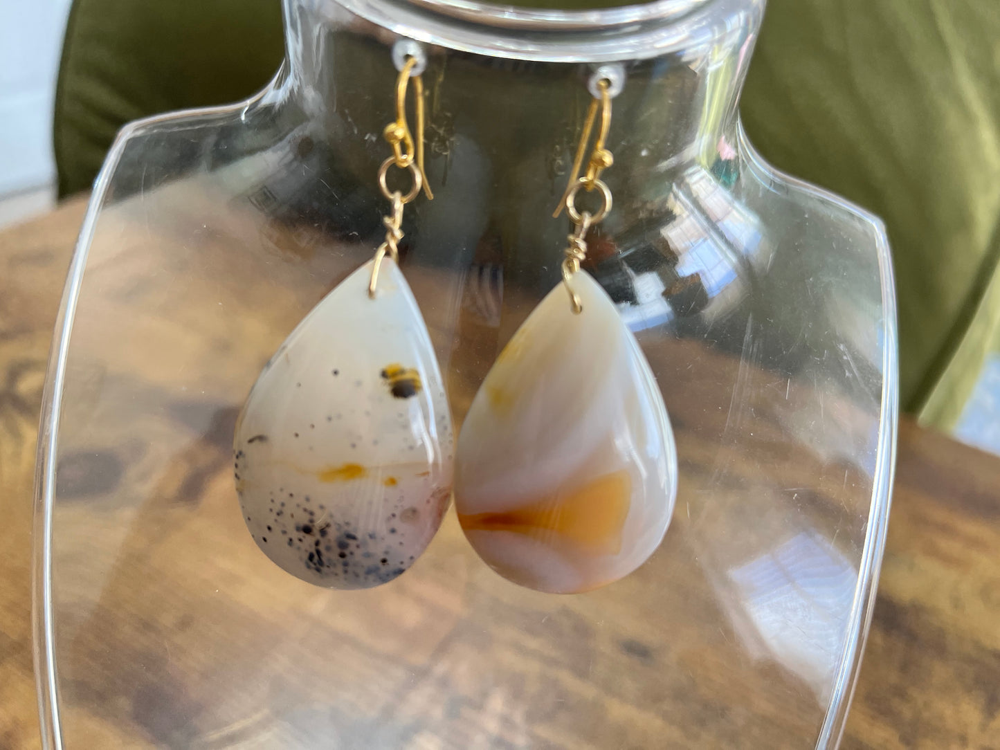 Montana Agate Teardrop