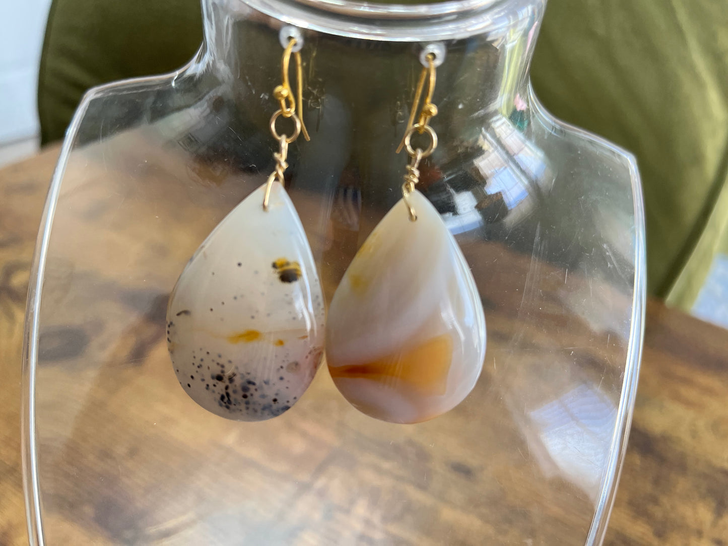 Montana Agate Teardrop